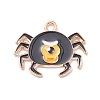 Halloween Alloy Enamel Pendants ENAM-P248-01G-E-1