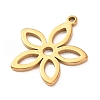 304 Stainless Steel Pendants STAS-Z204-01G-06-2