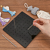 CHGCRAFT 1Pc Square Acrylic Crochet Blocking Board FIND-CA0006-58-4