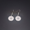 304 Stainless Steel Dangle Earrings for Women WGD83C1-01-3