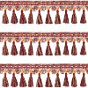 CHGCRAFT Ethnic Style Polyester Tassel Ribbons OCOR-CA0001-12-1