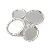304 Stainless Steel Pendant Cabochon Settings LS-STAS-D376-21P-2