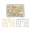 Yilisi 304 Stainless Steel Alphabet Letter Charms STAS-YS0001-03-1