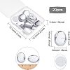 Fingerinspire 20Pcs Extra Large Jewelry Sticker TACR-FG0001-11-2