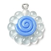 Translucent Resin Pendants RESI-L038-02P-04-1