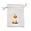 Halloween Cotton Cloth Storage Pouches LS-ABAG-M004-01E-1