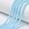 Glass Beads Strands EGLA-A034-J8mm-D04-1