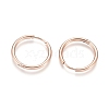 Ion Plating(IP) 304 Stainless Steel Huggie Hoop Earrings EJEW-F111-20mm-RG-2