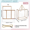 Transparent PP Plastic Gift Box AJEW-WH0166-06A-02-2