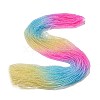 Transparent Gradient Color Glass Beads Strands GLAA-G101-2mm-10-2