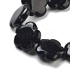 Natural Black Agate Beads Strands G-F769-A01-02-4