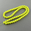 Imitation Jade Glass Beads Strands X-DGLA-S076-4mm-09-2