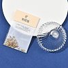 SHEGRACE Brass Pave Cubic Zirconia Trapezoid Connector Charms XGRQ2O349-444G-6