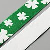 Shamrock Pattern Adjustable Polyester Y-Shaped Heavy Duty Suspenders AJEW-WH0282-89A-3