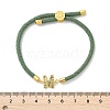 Adjustable Nylon Cord Bracelets X-BJEW-C096-01G-13-5