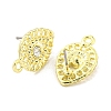 Rack Plating Alloy Stud Earring Finding FIND-C053-04G-2