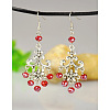 Fashion Tibetan Style Chandelier Earrings EJEW-JE00517-3