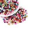 Baking Painted Glass Beads DGLA-S115-4mm-MS-1