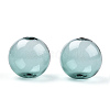 Transparent Blow High Borosilicate Glass Globe Beads X-GLAA-T003-09E-2