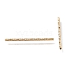 Corrugated Brass Tube Beads KK-H759-28E-G-2