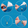   DIY Empty Globe Ball Pendant Making Kit DIY-PH0021-42-4