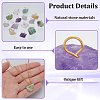 Natural Gemstone Pendants PALLOY-FG00001-4