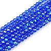 Electroplate Glass Beads Strands EGLA-A044-T2mm-L31-1