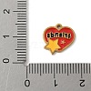 304 Stainless Steel Enamel Charms STAS-P388-19G-G-3