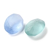 Frosted Glass Rhinestone Cabochons RGLA-G022-05A-2