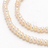 Grade AA Natural Cultured Freshwater Pearl Beads Strands PEAR-L003-B-03-01-3