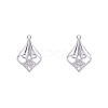 Tibetan Style Alloy Rhinestone Pendants PW-WG22E69-04-1