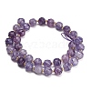 Dyed Imitation Jade Glass Beads Strands GL-Z001-02A-08-3