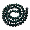 Opaque Solid Color Glass Beads Strands EGLA-A034-P8mm-D25-3