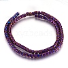 Electroplate Non-magnetic Synthetic Hematite Bead Strands G-I208-19-G-1