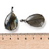 Natural Labradorite Pendants G-U002-01P-A-3