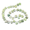 Natural Green Quartz Beads Strands G-E569-R09-2