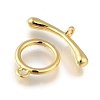 Brass Toggle Clasps KK-H480-02G-2