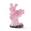 Resin Imitation Coral Ornaments DJEW-G026-04B-2