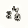 Tibetan Style Alloy Beads X-TIBEB-K026-03-2