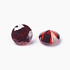 Cubic Zirconia Pointed Back Cabochons ZIRC-WH0001-B07-2