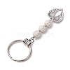 Tibetan Style Alloy Pendants Keychain KEYC-JKC00892-5