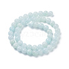Natural Yellow Jade Beads Strands X-G-G598-4mm-YXS-20-3