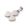 304 Stainless Steel Charms STAS-Z114-03P-04-2