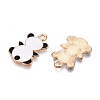 Panda Theme Alloy Enamel Pendants ENAM-T020-34H-2