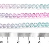 Transparent Painted Glass Beads Strands DGLA-A034-T4mm-A10-3