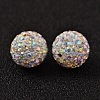 Czech Glass Rhinestones Beads RB-E482-10mm-101-2