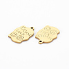 Ion Plating(IP) 201 Stainless Steel Pendants STAS-Q240-069G-2