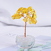 Natural Yellow Quartz Chips Tree of Life Decorations PW-WG59DDD-04-1