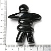 Natural Obsidian Carved Healing Human Shape Figurines DJEW-D012-03E-3