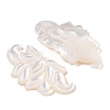 Natural White Shell Carved Pendants SSHEL-C012-04-2